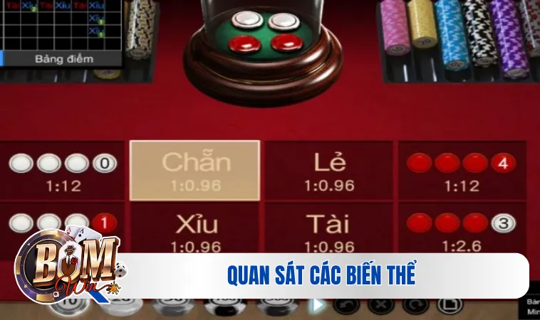 Hướng Dẫn Đọc Vị Xóc Đĩa Hiệu Quả Và Chính Xác Nhất 2024 3 Quan sát các biến thể